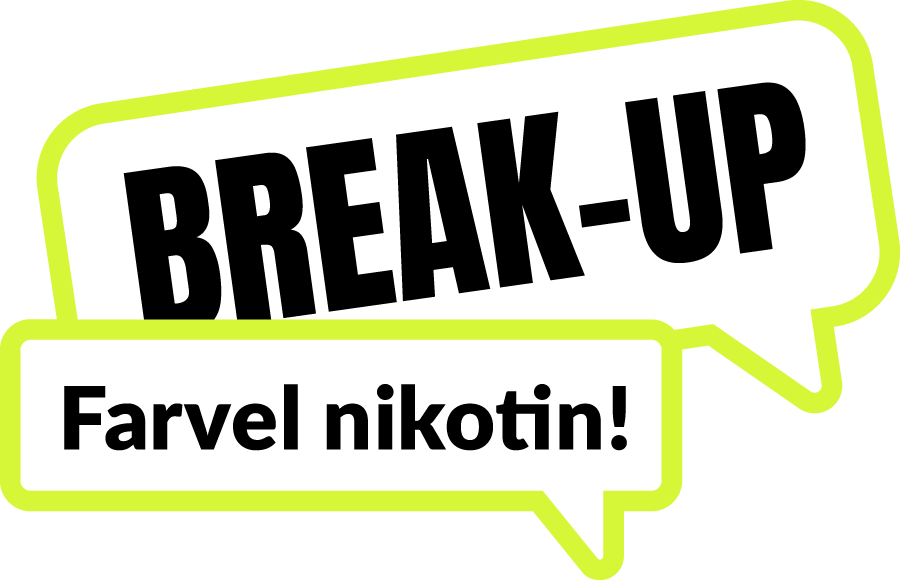 Breakup farvel nikotin logo